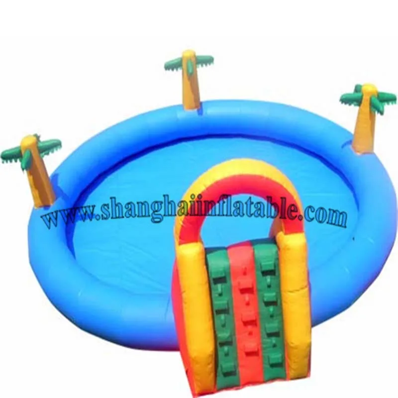 

High quality Water Game Pool Hot selling PVC used large inflatable adult swimming pool