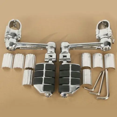 

Motorcycle Adjustable Aluminum Foot Rest FootRest Foot Pegs pedals For Honda Goldwing GL1800 22mm 30mm 35mm