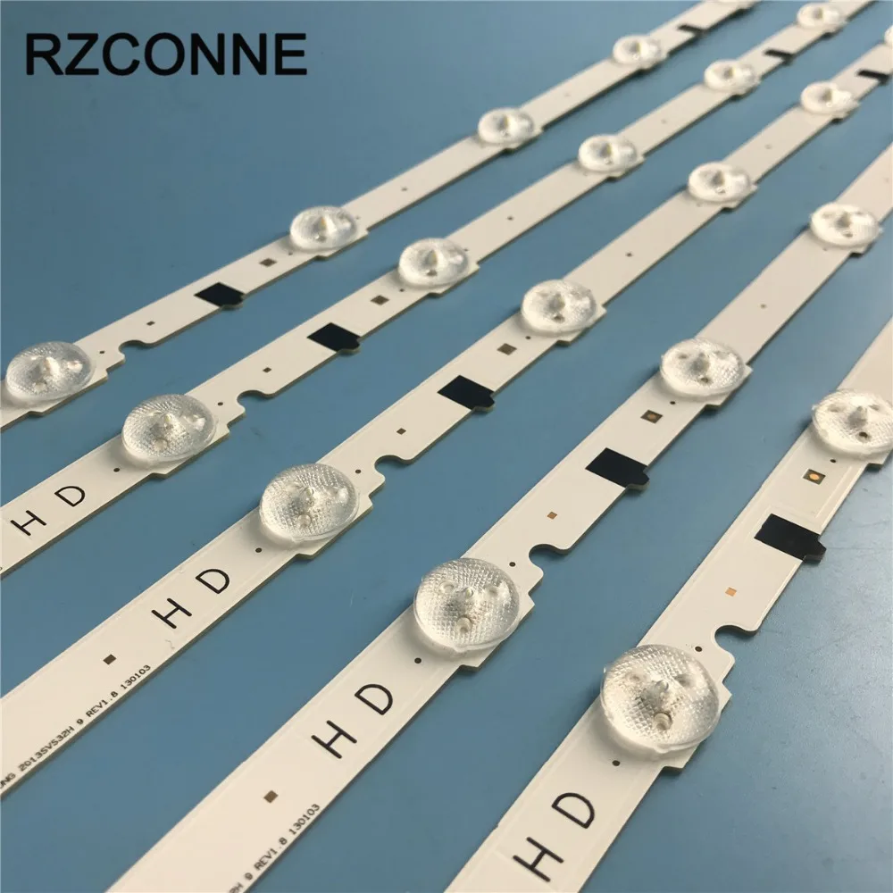 Bande lumineuse à 9LED, D2GE-320SC0-R3, pour Samsung