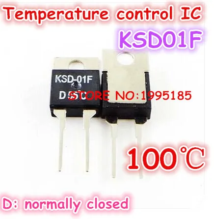 5pcs/lot KSD01F D100 100 degree 100 C Temperature control IC TO220