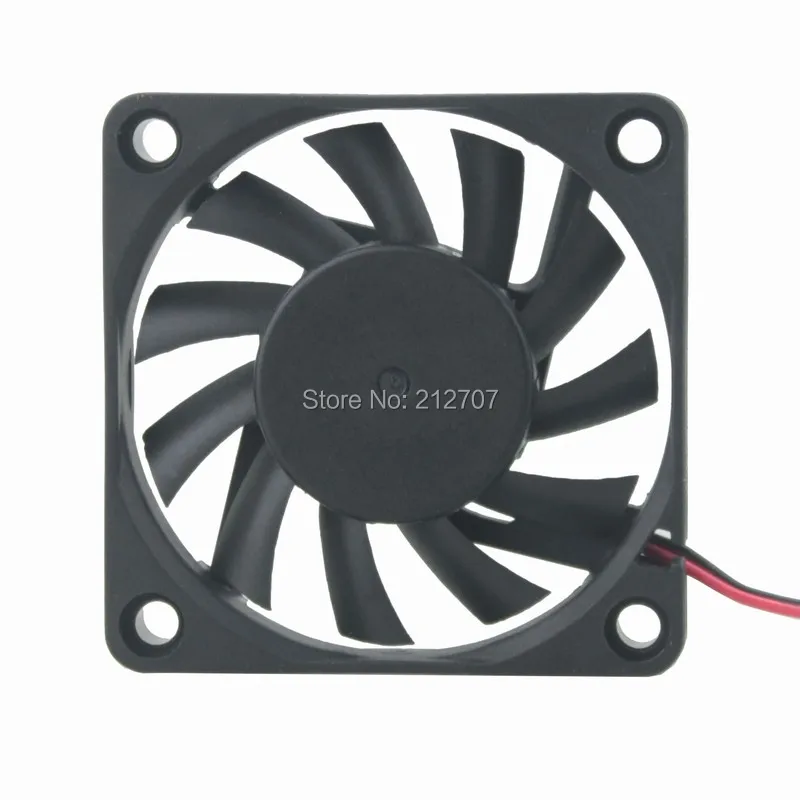 10PCS Gdstime DC 5V 60mm x 60mm x 10mm 6010 Brushless Cooling Fan