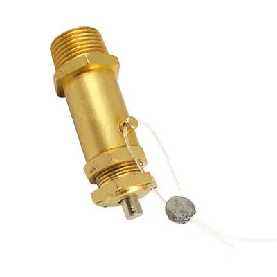 5/8 "Außengewinde Gold Ton Kompressor Überdruckventil