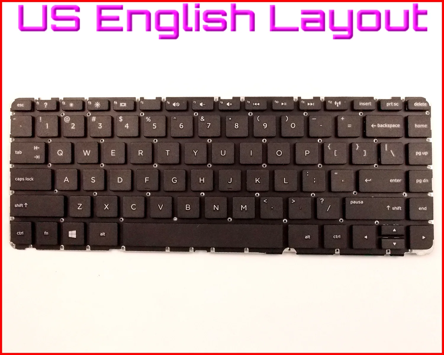 New Keyboard US English Version for HP Pavilion 14-n003la  MP-13M56LA-698 PK1314C2A24 757922-001 749036-001 Laptop NO Frame