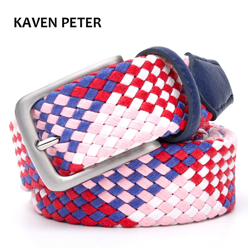 Braided Belt For Lover Men Belt 3.5 cm Women Belts 3.0 cm Without Holes Cotton Weave Pipe Strong Belts From 23\