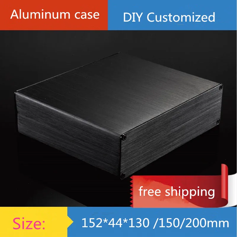 

DIY amplifier case 152*44*150mm aluminum amplifier chassis Instrumentation housing STB shell / AMP Enclosure / case / DIY box