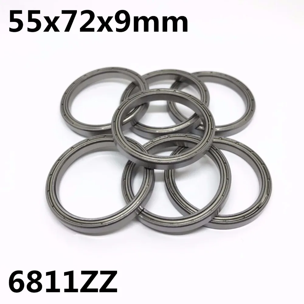 1pcs 6811ZZ 6811-2RS The high quality of ultra-thin deep groove ball bearings 55x72x9 mm 6811Z 6811RS