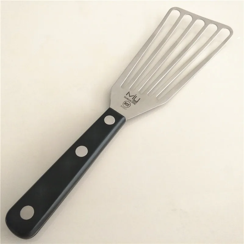 MIU France Stainless Steel Slotted Turner, 3-1/2 by 11-1/2-Inch-large stock