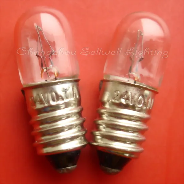 

Miniature lamp 24v 0.11a e10 t10x28 A372 GOOD 10pcs sellwell lighting