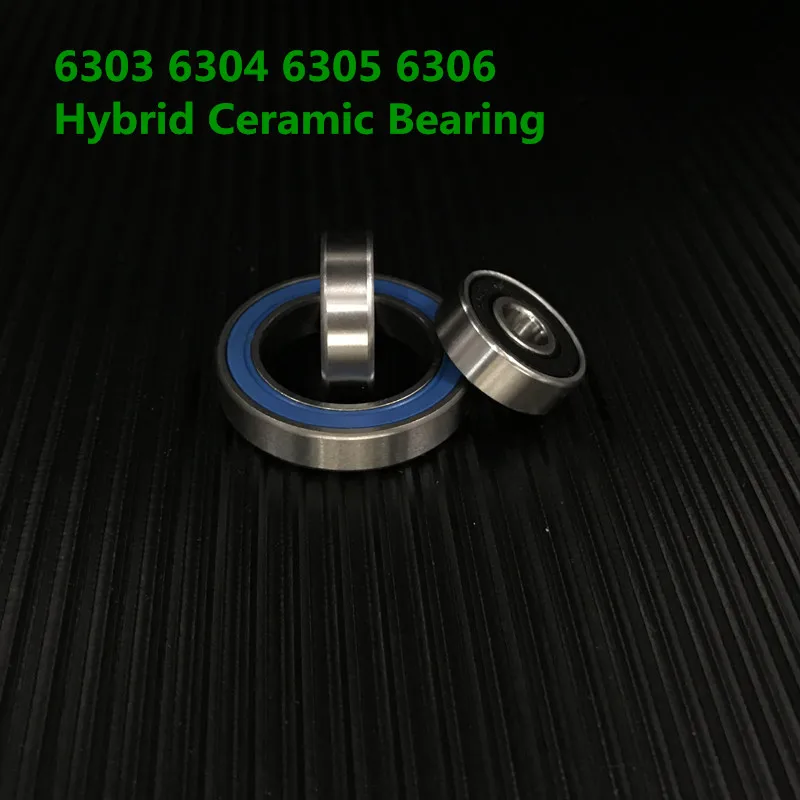 

Free Shipping 6303 6304 6305 6306 Hybrid Ceramic Bearing 1 Pcs Industry Motor Spindle 6303hc Hybrids Si3n4 Bearings 3nc 6303rs