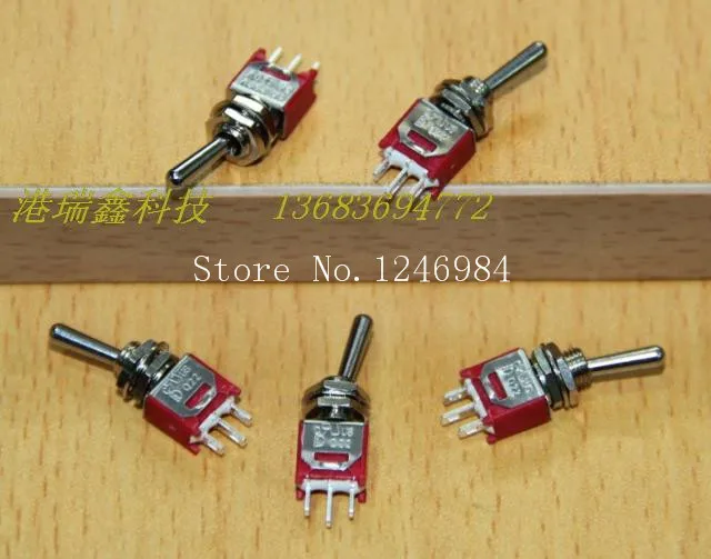 [SA]TS-4 single tripod two tranches M5.08 small toggle switch toggle switch rocker Taiwan Deli Wei 2MS1 Q22--100PCS/LOT image 4