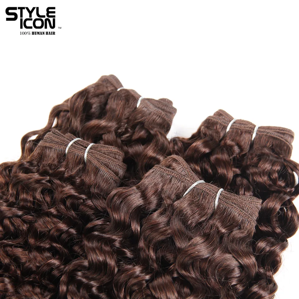 Styleicon – tissage en lot brésilien Non Remy ondulé, mèches de cheveux naturels, couleur Jerry, 4 Extensions de cheveux, 190G, 1 paquet