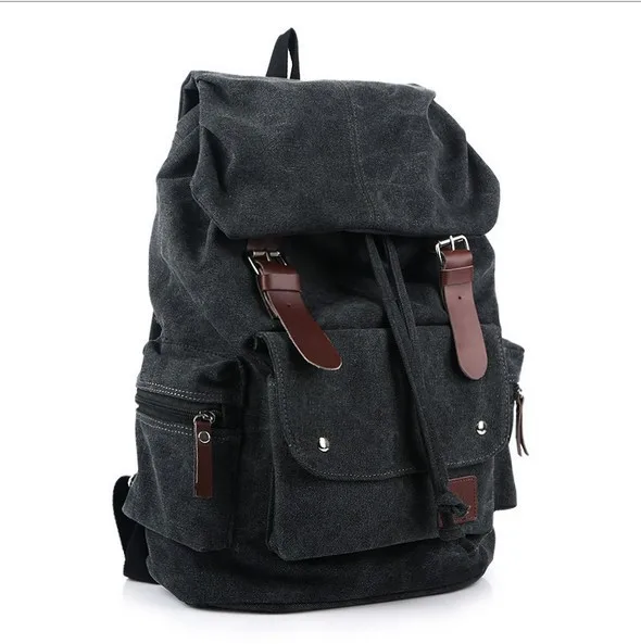 Canvas Backpacks For Teenage Girls Bagpack Canvas Rucksack School Bags Bookbags Sac Shoulder Knapsacks Men Travel Bag