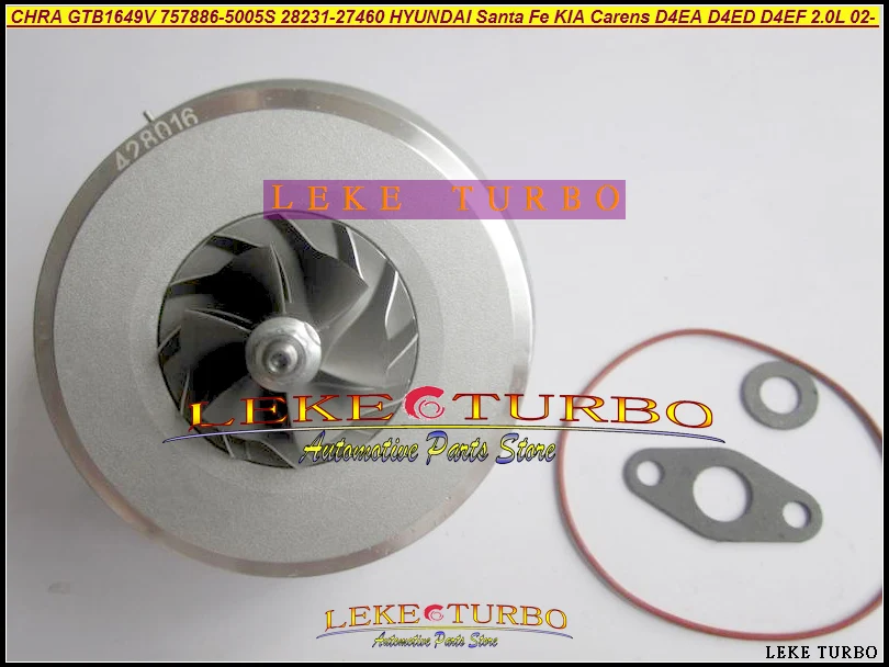 Turbo Turbocharger Cartridge CHRA GTB1649V 757886-5004S 28231-27450 For HYUNDAI Sonata For KIA Magentis OPTIMA D4EA 2.0L CRDi