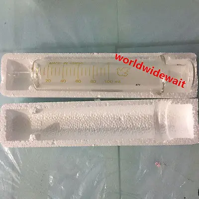 1Pc 1ml 2ml 5ml 10ml 20ml 30ml 50ml 100ml Glass Syringe Injector Glass Sampler