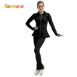 Custom Winter Skating Warm Training Jacket For Men And Women Skating Tops And Shirts