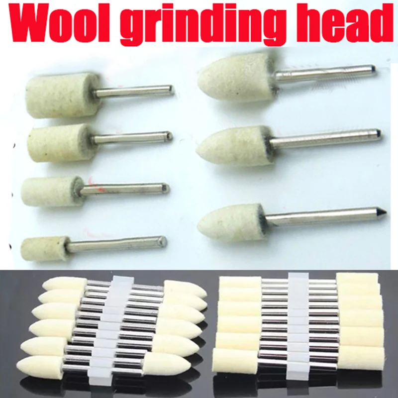 

12x round felt wool buffing polishing wheel deburring grinding abrasives dremel tools accessories rotary tool wool for felting