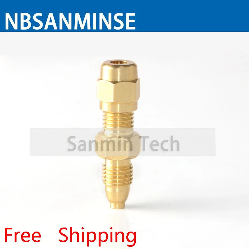 

NBSANMINSE DPC-T Type thin oil metering with nut and Double taper ferrule