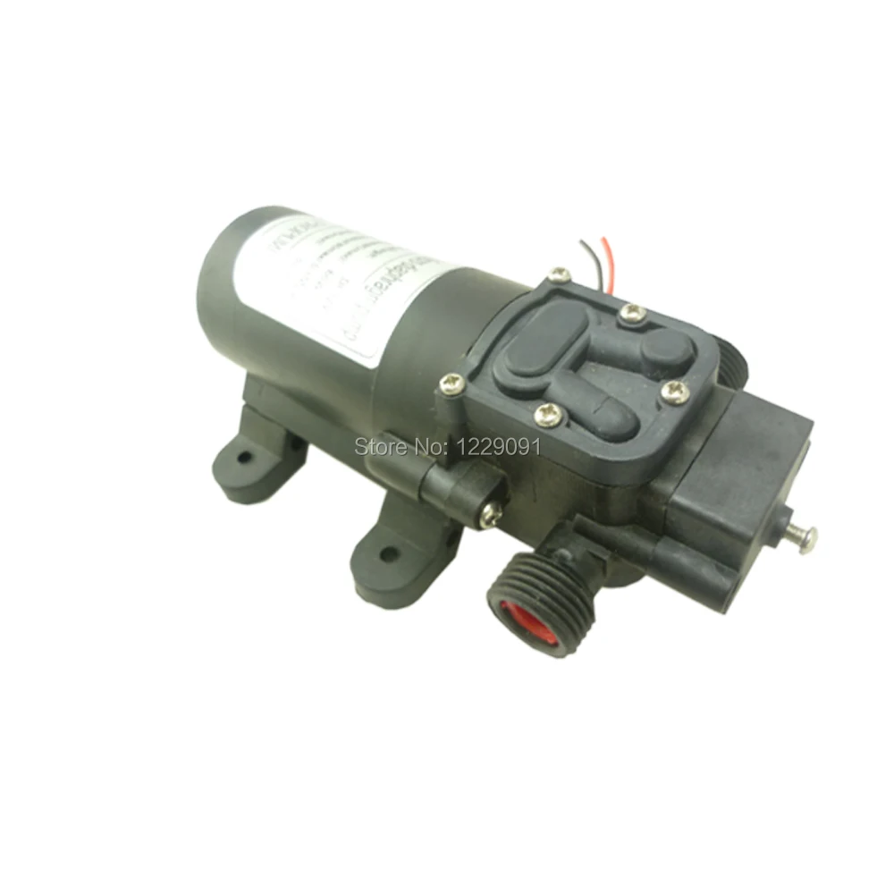 Return valve type DC 12v 60W 5L/min diaphragm high pressure marine water Pump 12v D type connection