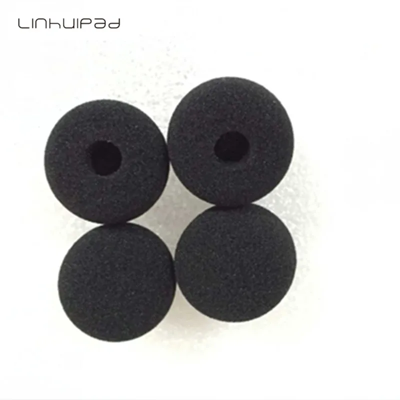 Linhuipad Rround ball foam windscreens,lavalier microphone 8mm opening and 27mm inner length 10 pcs /lot