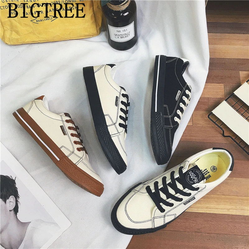 Canvas Shoes Men White Men's Shoes Casual Shoes Fashion Men Sneakers 2024 Tenis Masculino Chaussure Homme Sapato Masculino Bona