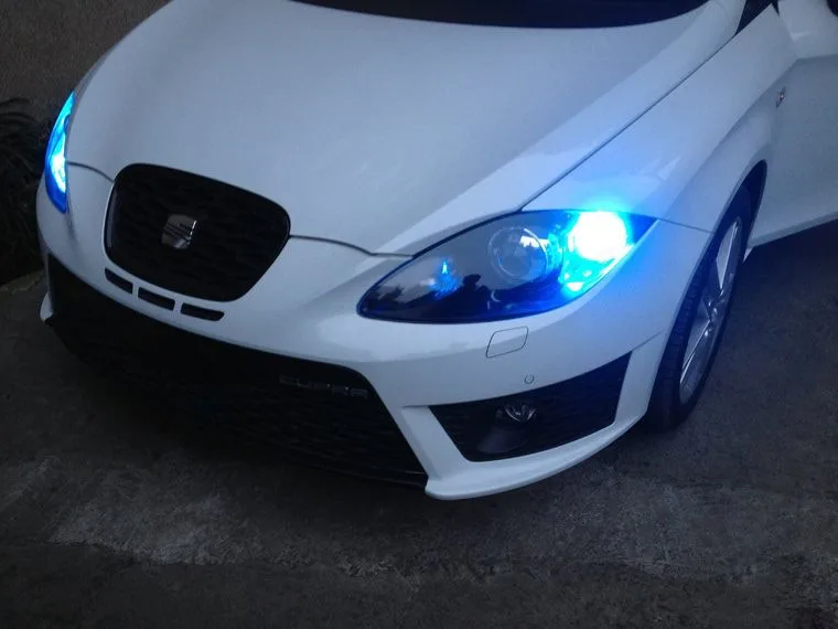 2 x High Power LED Daytime Running Light No Error for Seat LEON,Alhambra,Leon Cupra LED Driving Daytime Running Day Fog Lamp