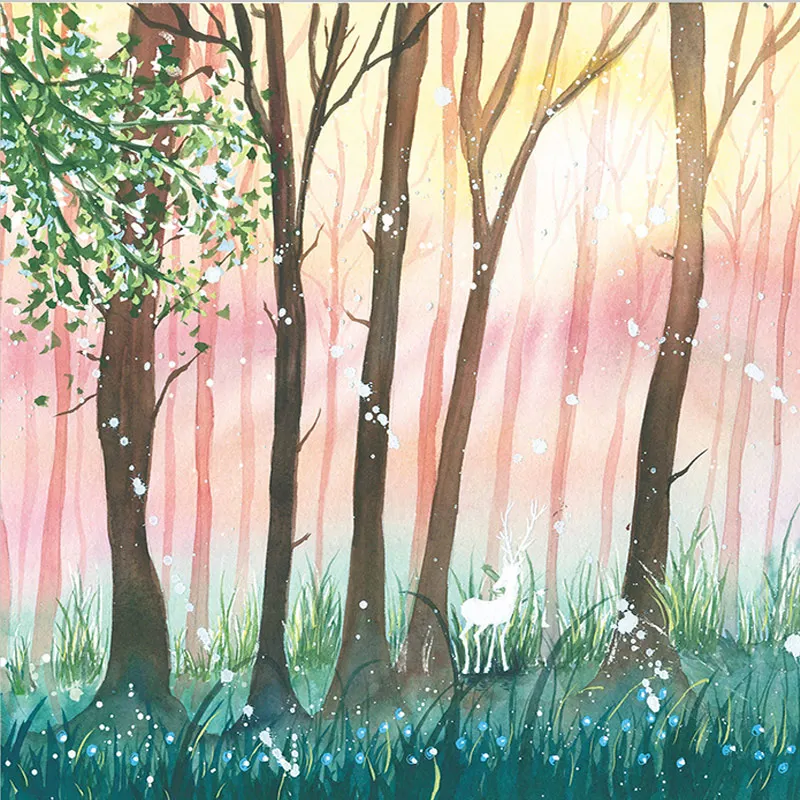 Watercolor Dream Painting Book Girl Heart Watercolor illustration Watercolor Entry Tutorial Books