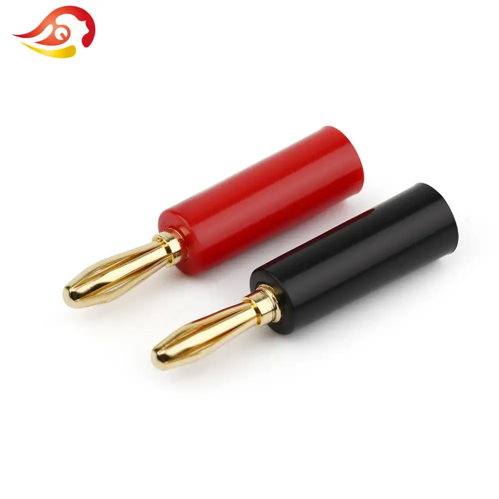 QYFANG Audio Speaker Screw Banana Gold Plated Plugs Solder Line Connector Amplifier Jack 11mm Wire Hole Factory Online Wholesale