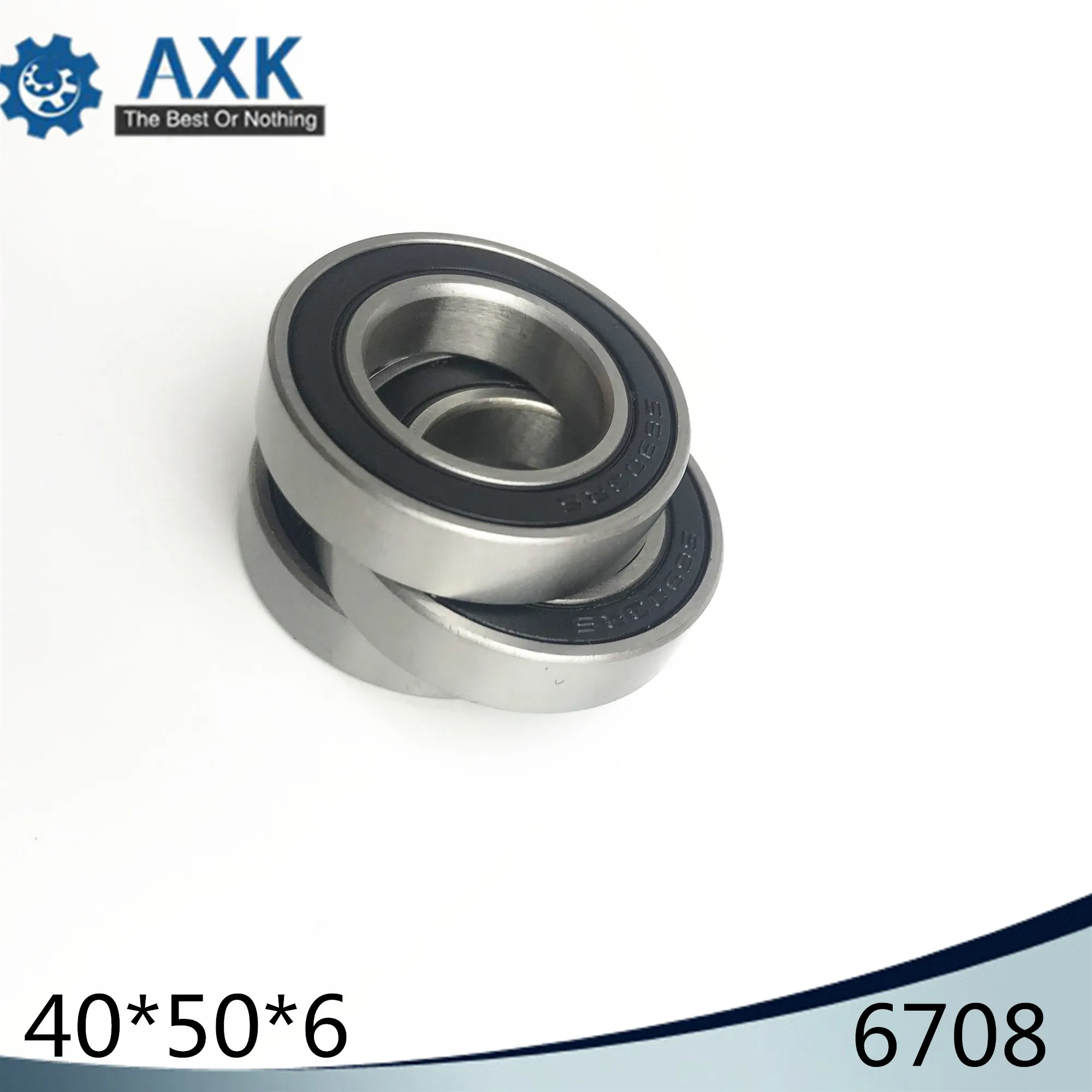 6708 Hybrid Ceramic Bearing 40*50*6 mm ABEC-1 ( 1 PC) Industry Motor Spindle 6708HC Hybrids Si3N4 Ball Bearings 3NC 6708RS