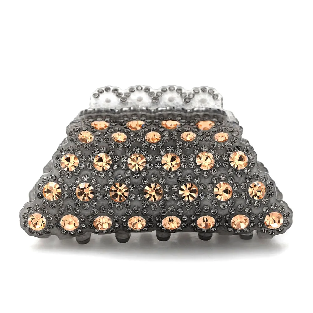 إكسسوارات شعر كبيرة من الأسيتات، مشبك مخلب للنساء والفتيات، مشبك مجوهرات للشعر من حجر الراين للسفر التجاري