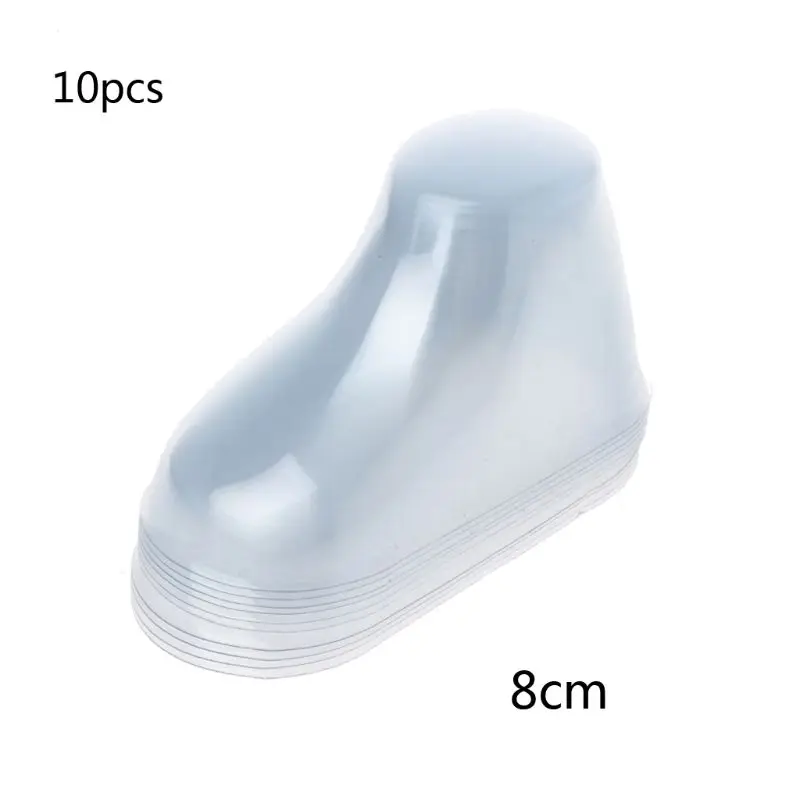 Produktbild von Scicalife 40er Set Babyfuß-Ständer – Transparente Schuhhalter, 2 Größen (11 Cm & 12 Cm) – Für Socken, Booties & Babyschuhe