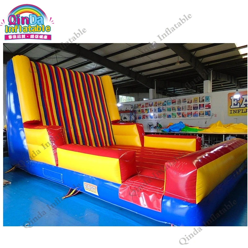 New Design Inflatable Sticky Wall Jumping Sport Games Toys Customized Inflatable Climbing Wall With Suit