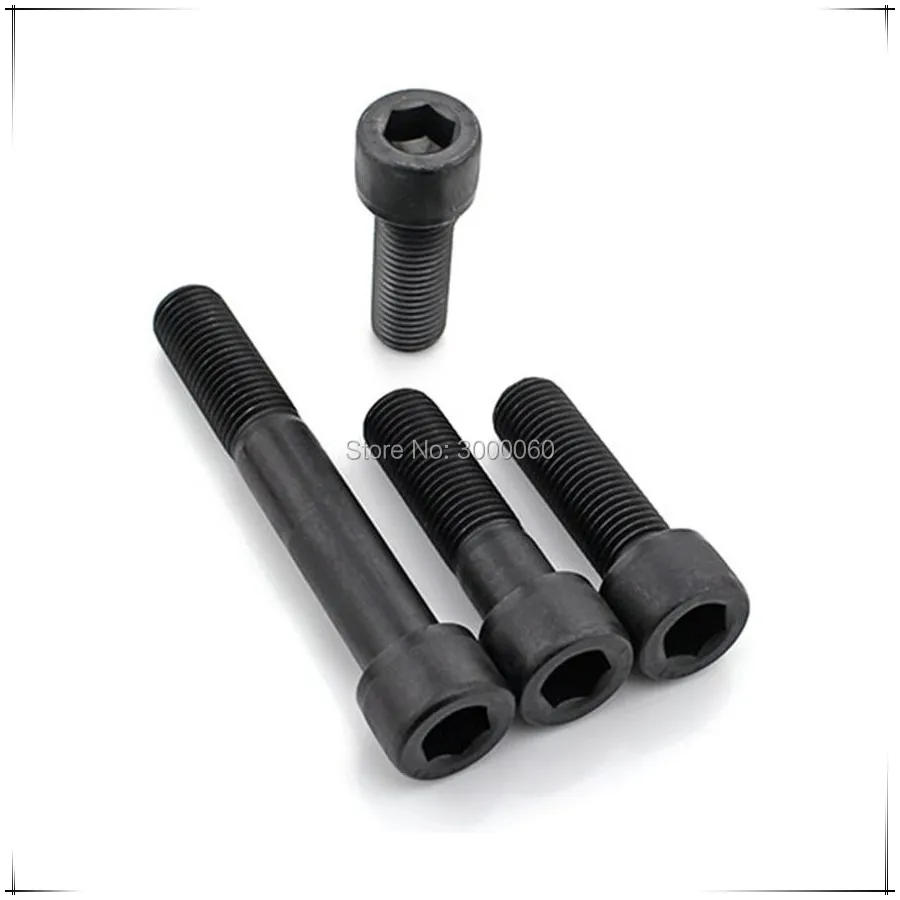 M2 DIN912 Grade 12.9 Black Oxide Carbon Steel Hexagon Socket Head Cap Bolt Knurled Head Machine Screw 500pcs/lot