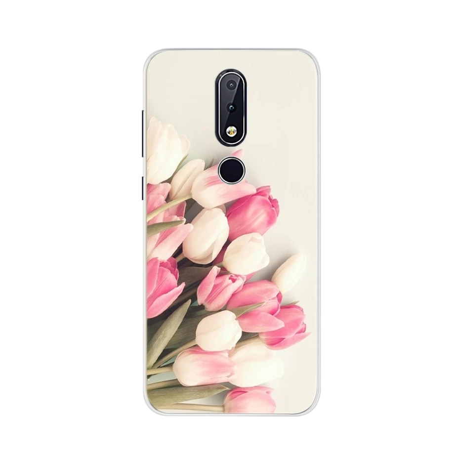 Cute Rubber Case For Nokia 7 2018 7.1 TA-1085 TA-1095 Silicone 3D Printing Patterned TPU Soft Cover For Nokia 7.1 2018 Case Capa