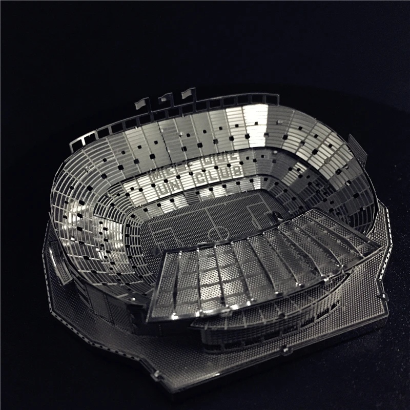 MMZ MODEL pekin-nanyuan 3D metalowe zestaw modeli do składania 1:3500 camp nou stadion Model montażu DIY 3D laserowo wycinane Model puzzle zabawki dla dorosłych