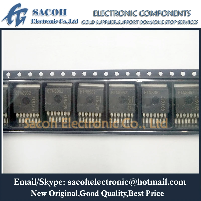 

Refurbished Original 5Pcs/Lot BTN8962 BTN8962TA OR BTN8960 OR BTN8960B OR BTN8982TA TO-263 High Current PN Half Bridge