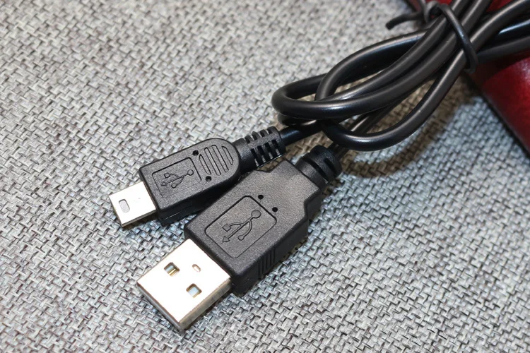 

200pcs length 80cm 0.8M Black USB 2.0 A Male to Mini 5 Pin B Data Charging Cable Cord Adapter