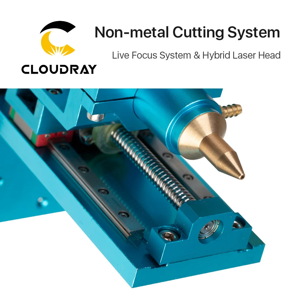 Cloudray Auto Live Focus Sensor System LFS-ANM-T43 Hybird Laser Head Driver for Nonmetal Plywood  Wood CO2 Cutting Machine