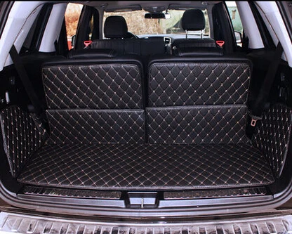 High quality! Special car trunk mats for Mercedes Benz GLS 350 2019 7 seats boot carpets cargo liner covers for GLS350 2018-2016