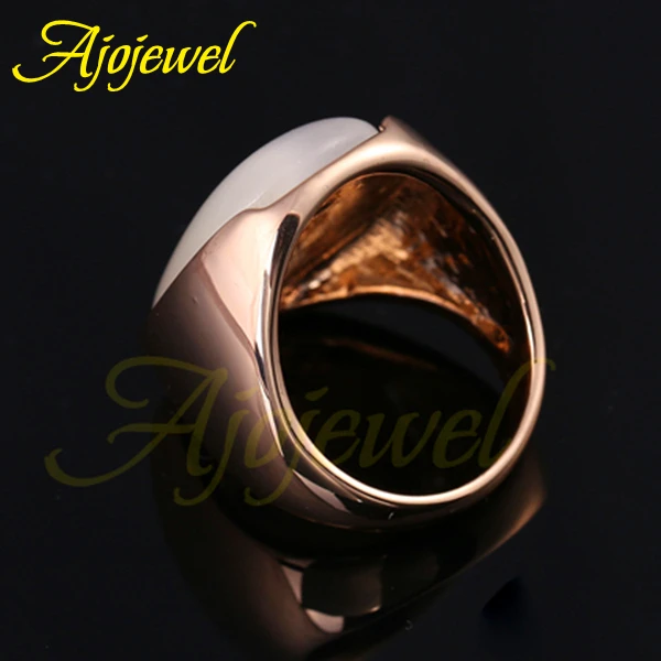 Size 7-10 Ajojewel Brand Unisex Luxury Large Oval Opal Ring Stone Jewelry