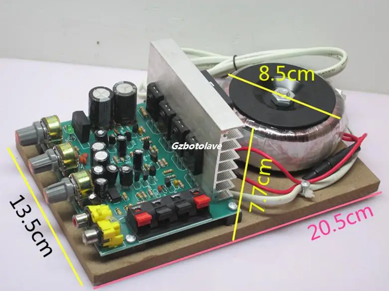 free ship big power Toroidal transformer2.0 active power amplifier board home computers amplifier board 180W*2