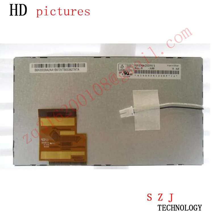 New 6.2'' inch for Hannstar HSD062IDW1-A00 HSD062IDW1 A00 LCD display screen panel Free shipping