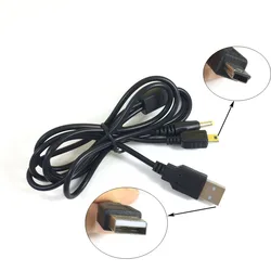 JCD High Quality 2 in 1 USB Data Transfer Charge Charger Cable Cord For PSP 1000 2000 3000 To PC