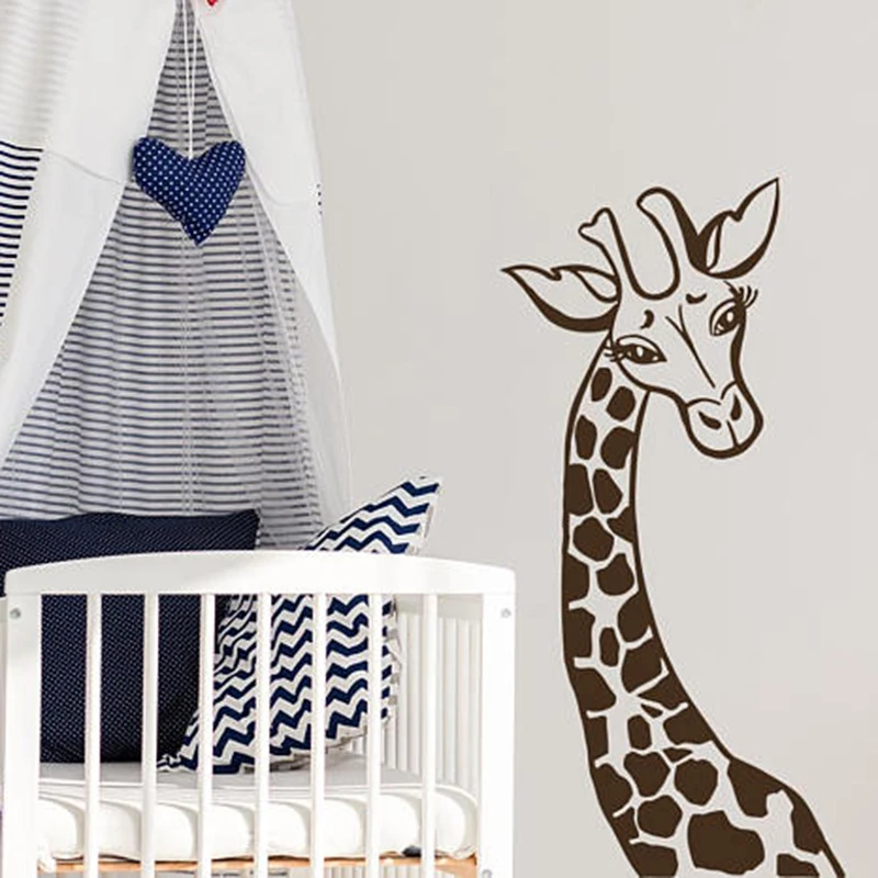 

Giraffe Wall Decal Cute Animals Wall Stickers For Nursery Kids Baby Bedroom Wall Decor Art Mural Home Decoration Wallpaper L294