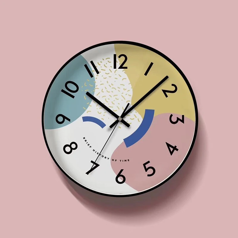 10/12 INCH Kupka Modern&Minimalist Creative Fashion Art Wall Clock Mute Electronic Clock For Dining Room Bedroom Living Room