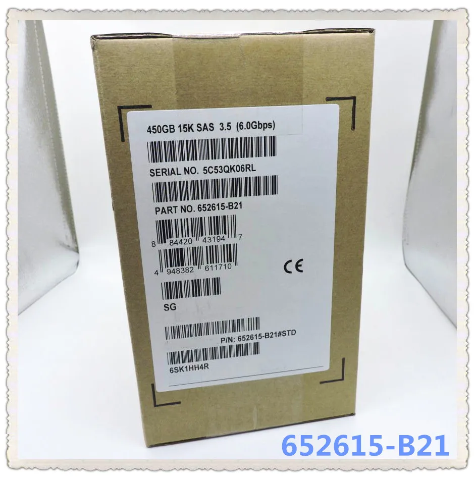 Ensure New in original box.  Promised to send in 24 hours . New for 652615-B21 653951-001 450GB SAS G8 3 year warranty