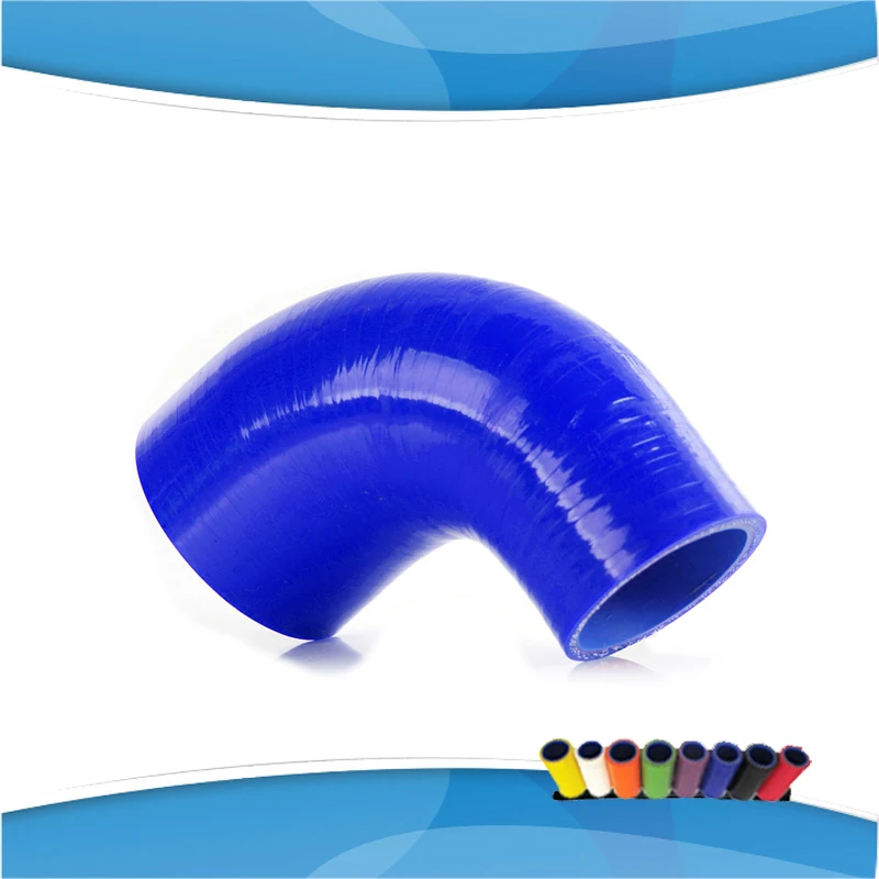 customized  90 Degree Eblow Silicone hose Reducer Coupler