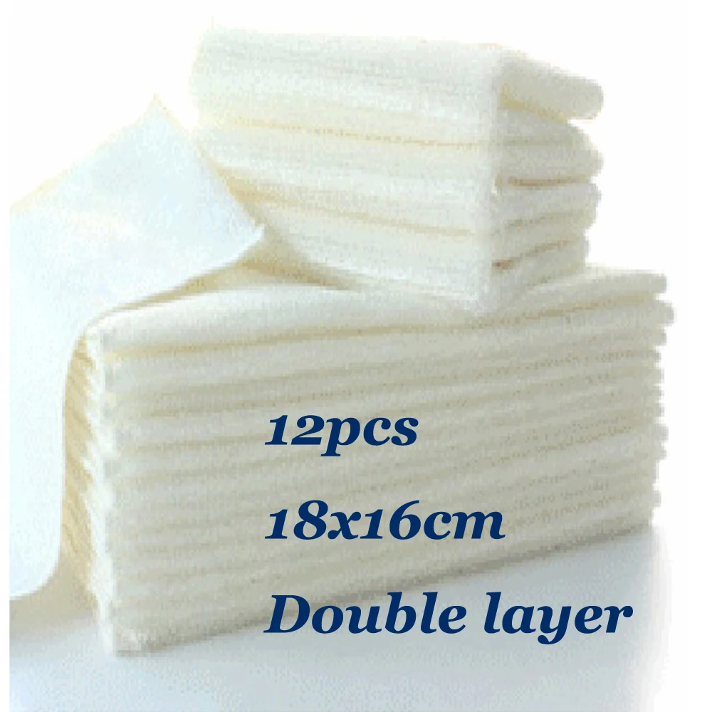 

12 Pieces Kitchen Cleaning Cloth Dish Towel Bamboo Fiber, Size 16*18mm, ANTI-GREASY