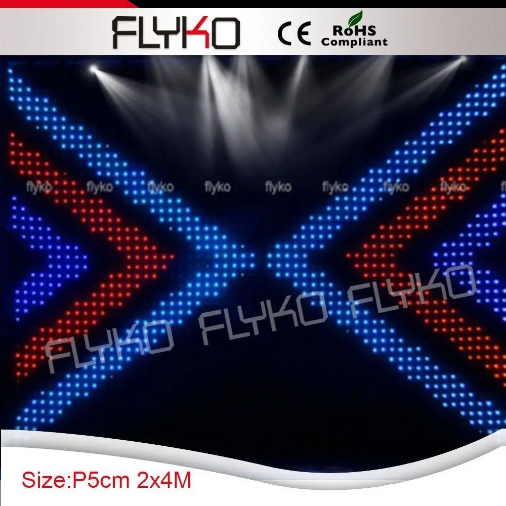 concert stage background led display led vision curtain cloth