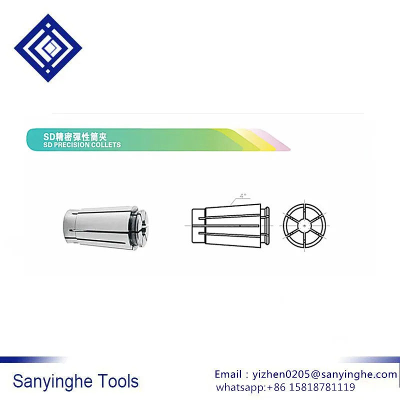 2 pcs/lots SD10-2/3/4/5/6/7/8/9/10 SD precision collets for  CNC tooling system CNC tools