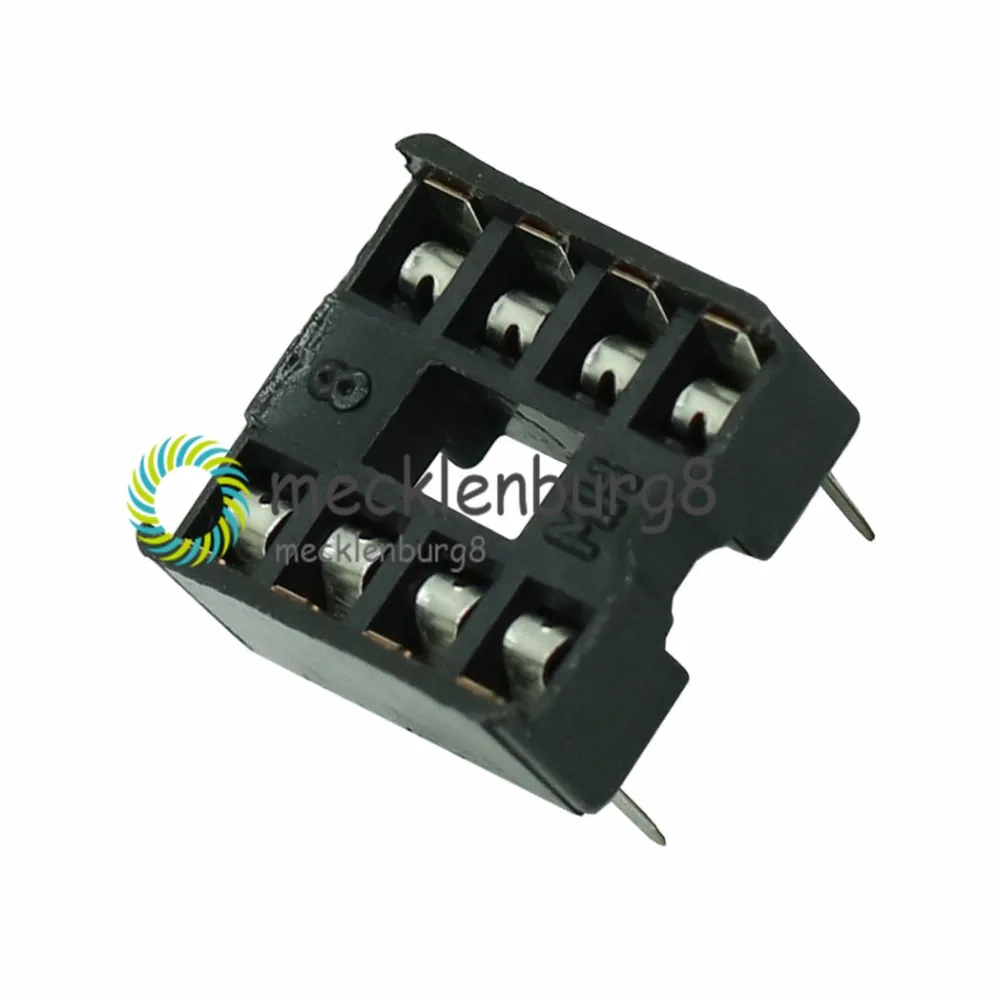 20PCS 8pin DIP IC Sockets Adaptor Solder Type 8 Pin 100% Origin